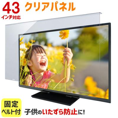 ふるさと納税 和泉市 大阪府和泉市　TGCL-43　43インチ用　テレビ画面保護パネル　クリアタイプ　テレビガード
