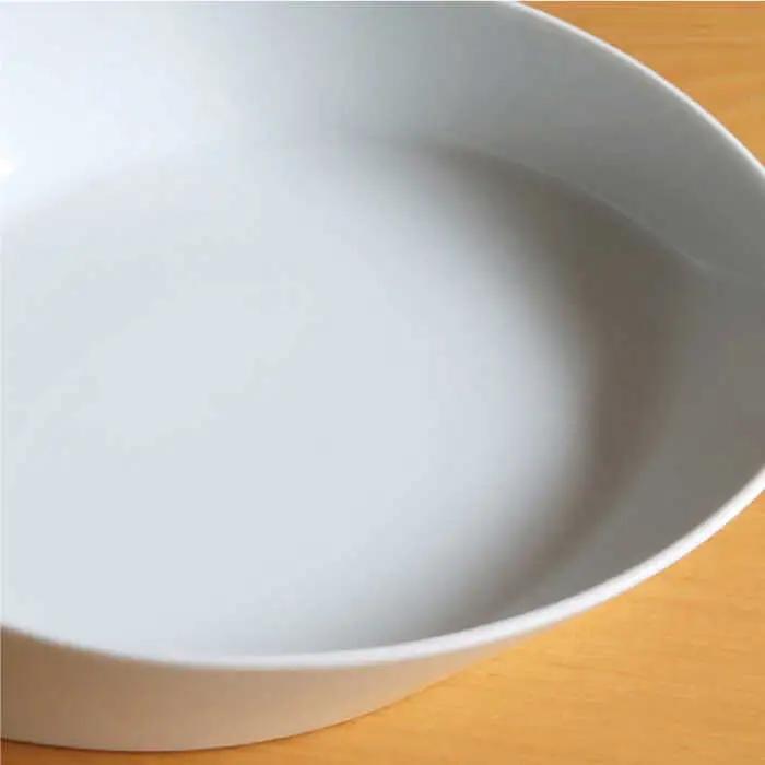 【白山陶器】【グッドデザイン賞受賞】リーヴズ パスタ プレート 食器 カレー皿 白磁 2枚セット【波佐見焼】[TA122] 波佐見焼
