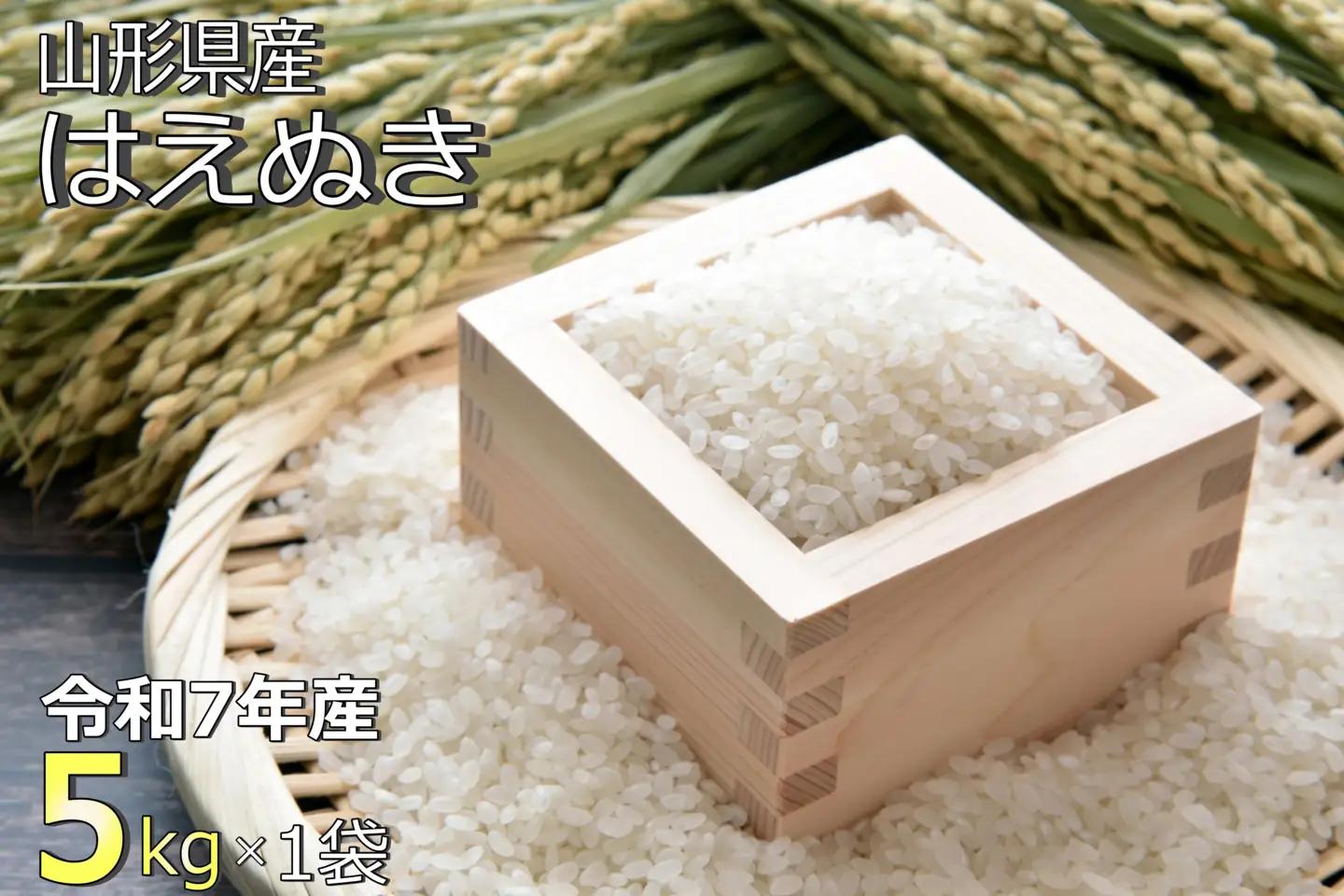 【令和7年産】山形県産「はえぬき」5kg_A185(R7)