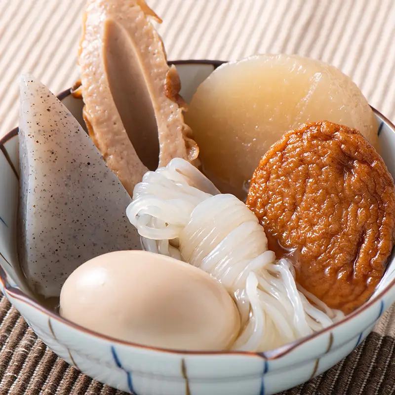 旨味ましましおでん6種6品(400g×12袋入) おでん 玉子 大根 こんにゃく 白滝 ちくわ さつま揚げ レトルト 惣菜 おかず 簡単調理 長期保存 非常食 保存食 食品 F21E-069