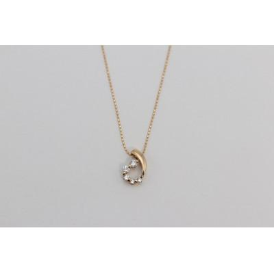 ふるさと納税 韮崎市 K18 ピンク 0.30ct ダイヤ 5個付きのペンダント Islauth14 |  | 01