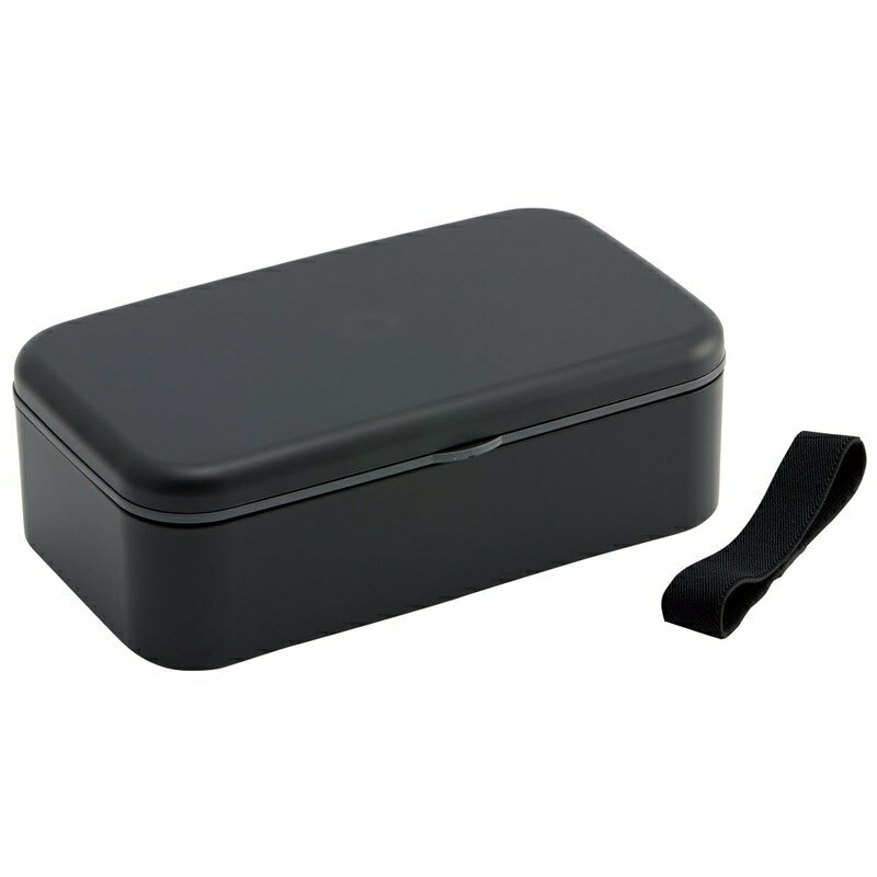 【ふるさと納税】箸付き 弁当箱 1000ml 1段 ランチボックス お弁当 18cm 大人 メンズ バイオマス スケーター skater PLB10HB アッシュブラック アッシュブルー 子供 食洗機可 電子レンジ可 仕切付 ランチベルト 〈スケーター株式会社〉 奈良県 奈良市 奈良 なら 6-307