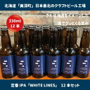 【ふるさと納税】美深のクラフトビール　定番その1の12本セット【北海道美深町】　【 お酒 地ビール アルコール アルコール飲料 家飲み 宅飲み 飲み会 晩酌 北海道ビール 飲み物 ご当地ビール 】　お届け：2023年9月末から順次出荷