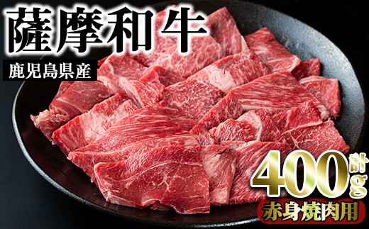 
No.414 薩摩和牛の赤身焼肉用(400g・モモもしくはカタ焼肉用)国産 九州産 牛肉 和牛 赤身 焼き肉 焼肉 数量限定 モモ肉 もも 肩肉 カタ BBQ キャンプ 冷凍【さつま屋産業】
