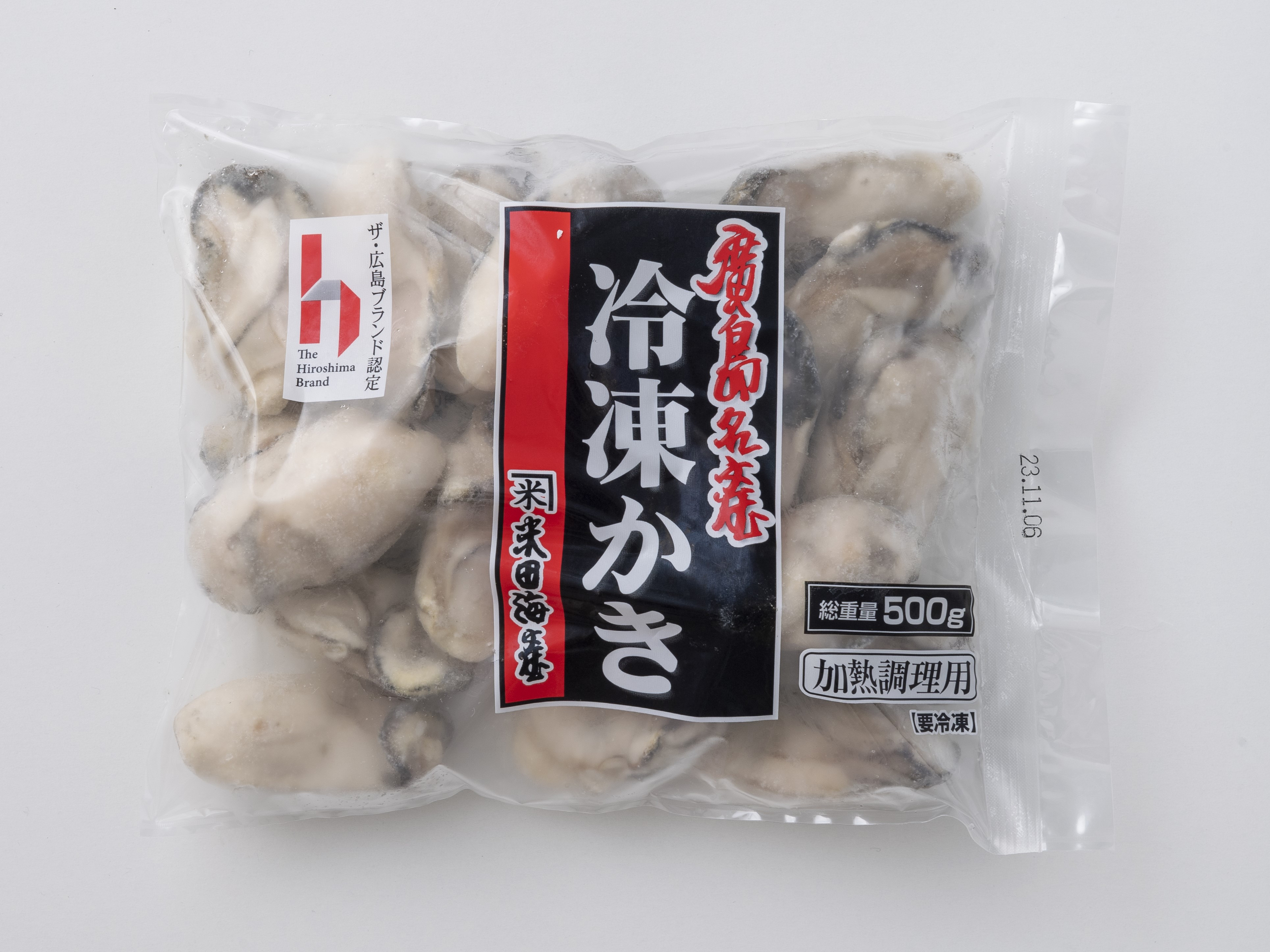 
Ａ０３　米田海産の冷凍かき　500ｇ
