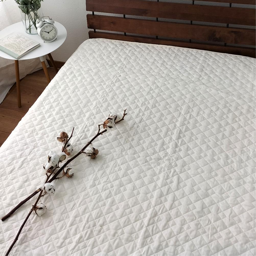 【ふるさと納税】無漂白シルクコットンガーゼ敷パッド シングルサイズ 約100×205cm 1501S | シーツ 敷パッド 寝具 日用品 人気 おすすめ 送料無料