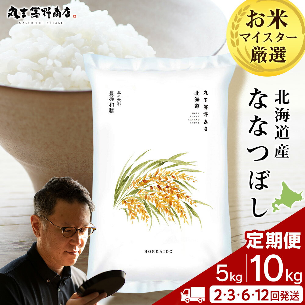【ふるさと納税】《令和7年産》北海道産ななつぼし 選べる 米 定期便 5kg〜10kg 1袋5kg 真空パック対応 2〜12回お米定期便 お米 北海道産米 ななつぼし 真空パック 北海道米 北海道産 北海道千歳市