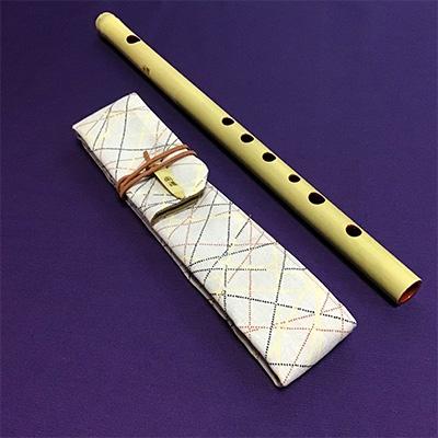 ふるさと納税 甘楽町 篠笛楽遂　6孔ドレミ八笨調子(C調)、笛袋と篠製こはぜ付。 |  | 03