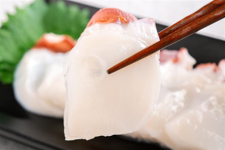 網走産 活〆ボイルタコ足 1kg～ ABBI008