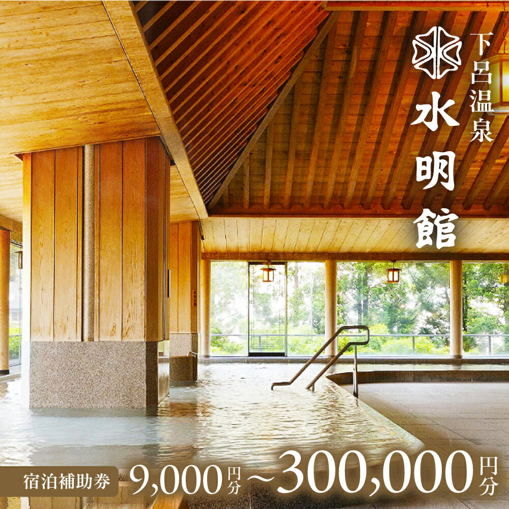 【ふるさと納税】下呂温泉【水明館】宿泊補助券 30,000円分 ～ 30万円分下呂温泉 下呂市 下呂 岐阜 おすすめ 宿泊券 クーポン 旅行 観光 旅館 温泉旅館 温泉 露天風呂 贈り物 贈答 ギフト 夫婦 家族旅行 卒業旅行 国内旅行 新婚旅行 還暦 還暦祝い 水明館