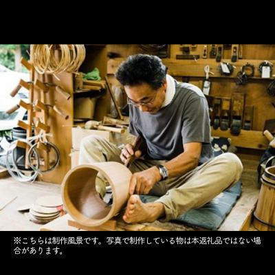 ふるさと納税 北秋田市 天然秋田杉 ワインクーラー(竹タガ) 国産 職人手作り |odwa-00008 |  | 02