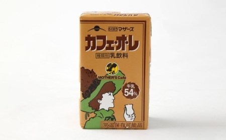 【定期便年12回】 カフェオレ 計288本（250ml×24本入り×12ヶ月）らくのうマザーズ