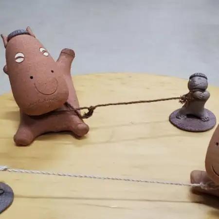 【陶器製造 のらや。】駒引き河童【1744478】
