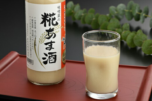 南相馬・若松味噌醤油店の味噌蔵の糀あま酒500ml×6本セット【03002】