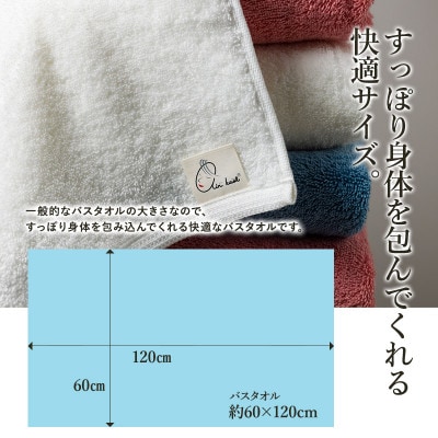 エアーかおる　ダディボーイ　バスタオル　2枚　スノーホワイト【I002240BT2SW】【1582290】