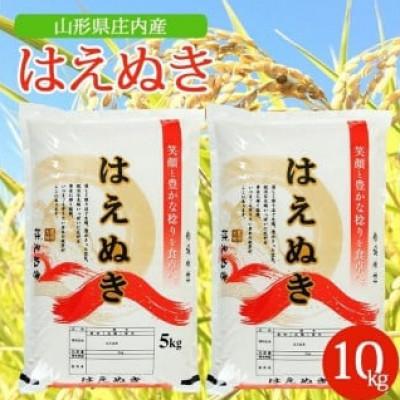 ふるさと納税 酒田市 【令和7年産米】【山形県庄内産】はえぬき5kg×2袋 計10kg　精米