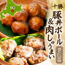 【ふるさと納税】十勝 豚丼ボール&しゅうまいセット(各1パック)秘伝のタレ付き 北海道産豚肉使用 北海道 帯広市【配送不可地域：離島】【1555452】