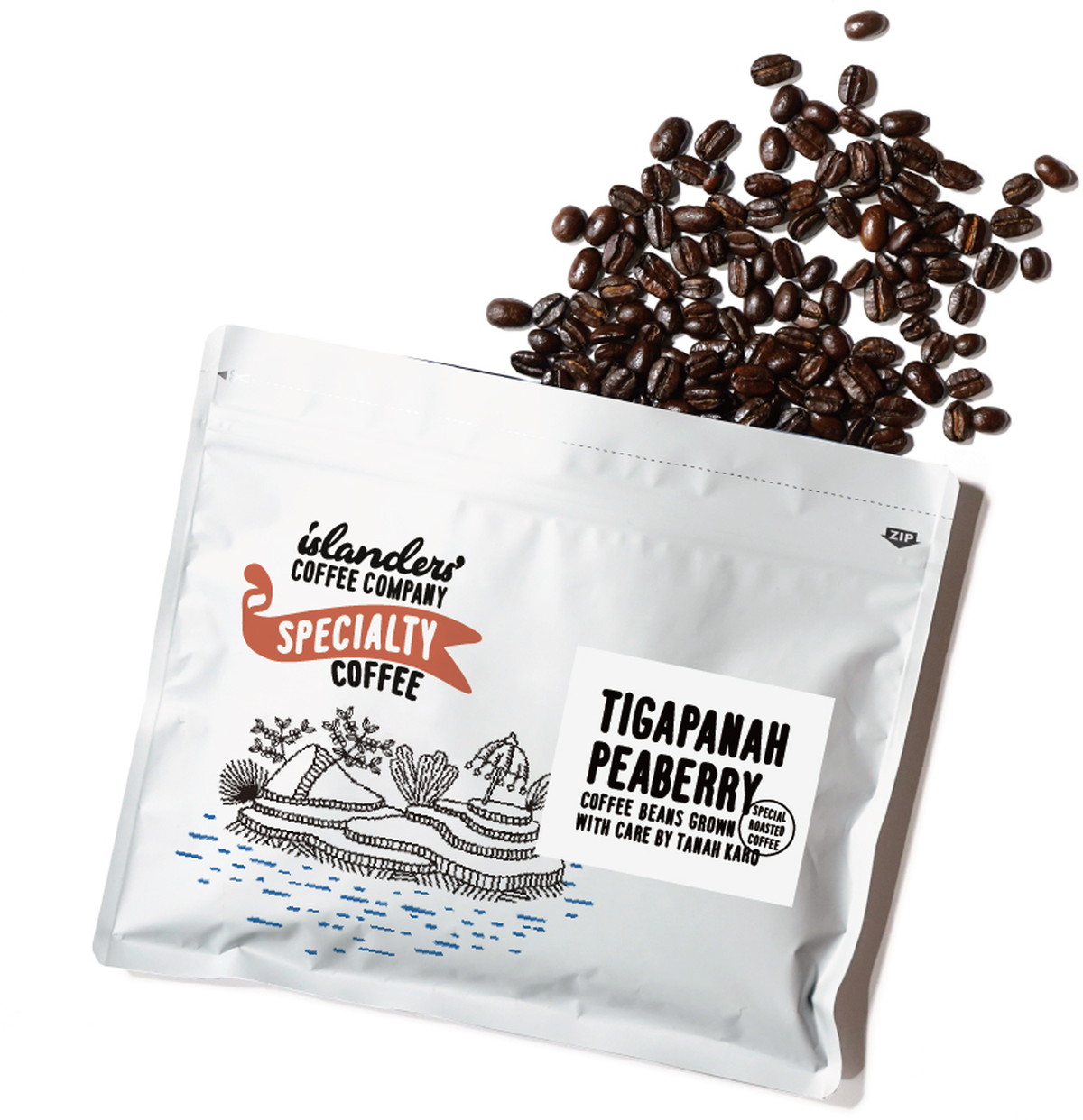 Tigapanah Peaberry　ティガバナピ―ベリー　珈琲豆170ｇ×2袋セット