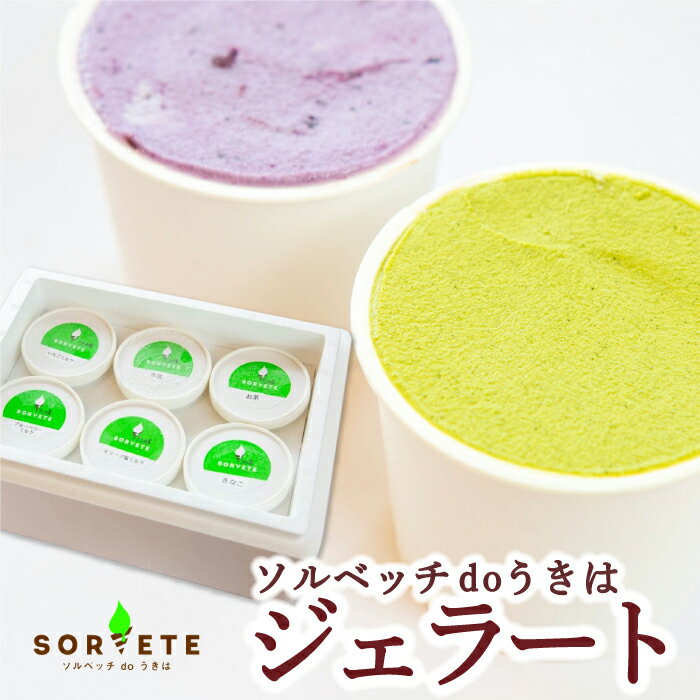 【ふるさと納税】 【選べる容量】ソルベッチdoうきは ジェラート 120ml 6～12個セット／500ml 2～3個セット フルーツ ミルク スイーツ デザート いちごミルク ブルーベリーミルク 送料無料 福岡県 うきは市
