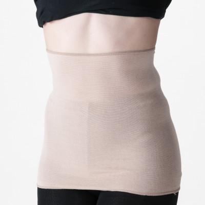 ふるさと納税 泉大津市 天然の美容繊維　シルク95%スムース腹巻き　フリーサイズ　ベージュ　H-H2500