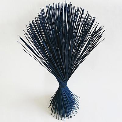 ふるさと納税 柳川市 イ草フラワー　小　350mm　ダークブルー【A0-044】