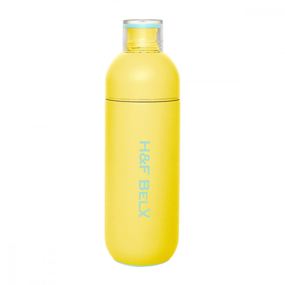 【レモンイエロー】軽量＆デザインと使いやすさにこだわった PSステンレスタンブラー 360ml【kw0022-0006】