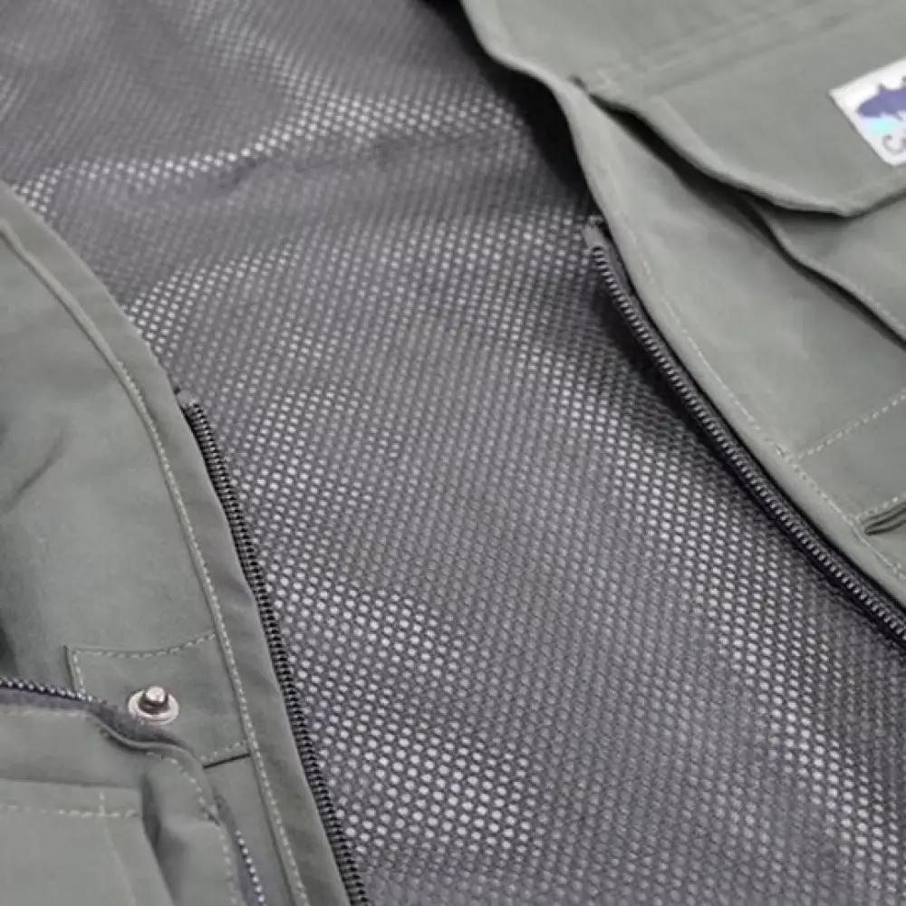 フィッシングベストNFC-2170＜カラー：カーキグリーン  サイズ：M    肩幅41cm/胸囲100cm/着丈53cm＞