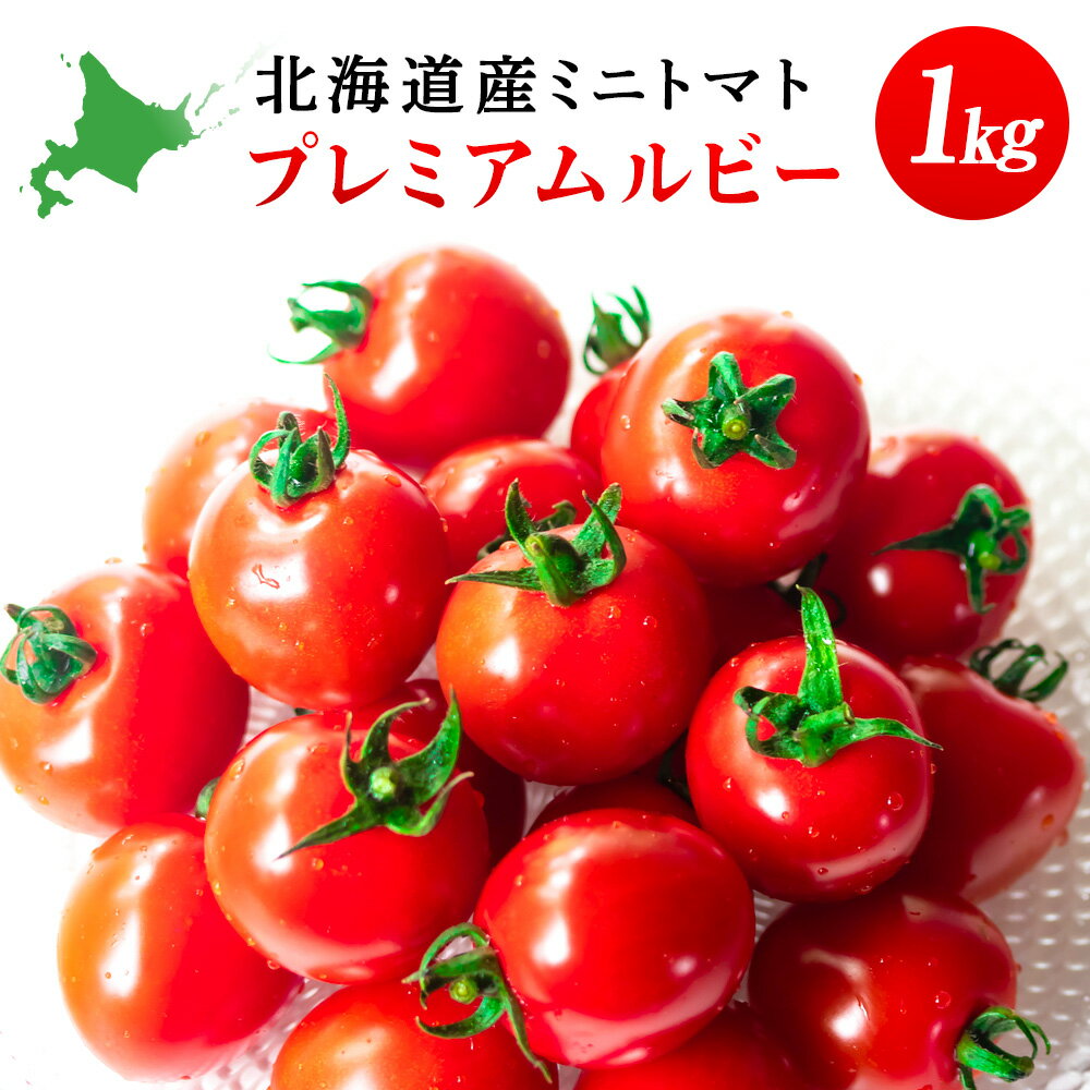 【ふるさと納税】〈萬福農研〉産地直送！ミニトマト(プレミアムルビー) 1kg北海道ふるさと納税 野菜 トマト 産直 ミニトマト 北海道 【北海道千歳市】