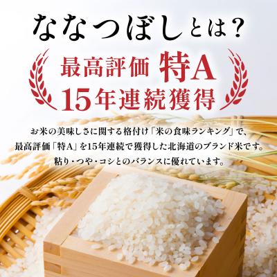ふるさと納税 岩見沢市 令和7年産 岩見沢産 ななつぼし 10kg (5kg×2) 精米 |  | 01