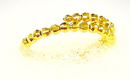 純金ミラーボールフリーサイズリング（SO-5981）【 純金 金 貴金属 リング 指輪 高級 アクセサリー 高級アクセサリー 金属 K24 ジュエリー 茨城県 つくば市 】