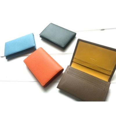 ふるさと納税 葛飾区 ASUMEDERU ハンドメイド ドイツ製牛革 カード名刺入れ トープ |  | 03