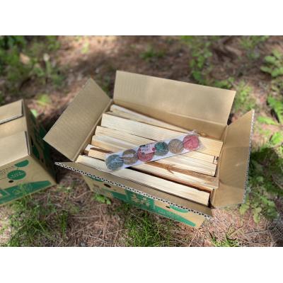 ふるさと納税 伊那市 信州産焚き付け用薪　カラフルでコロコロした着火剤付き(6個入)　薪約3キロ×2箱 |  | 03