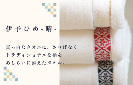 伊予ひめ 晴-はれ-　フェイスタオル2枚セット（ホワイト） タオル美術館 [I001750FT2W]