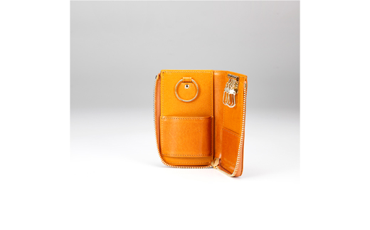 【豊岡財布】anti-mode style OLIVE Key Case（AW800）タン