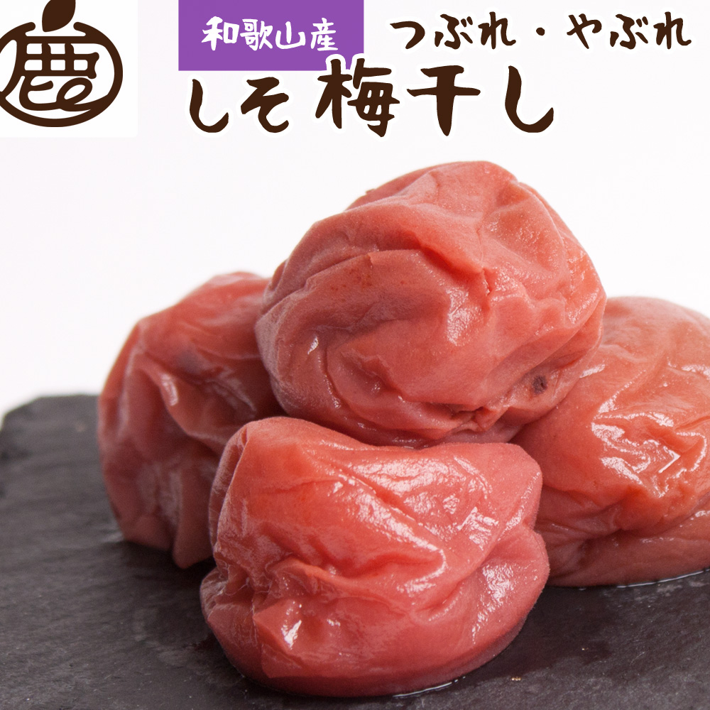 
            家庭用 紀州南高梅 しそ梅干し 約500g つぶれ梅 塩分ひかえめ【順次発送】【IKE84】
          