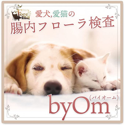 
愛犬/愛猫の腸内フローラ解析「byOm(バイオーム)」【1301545】
