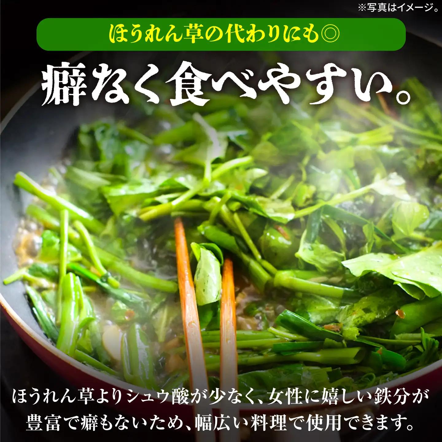 【ほうれん草の代わりになる】くうしん菜（空心菜）10袋 新鮮 野菜 葉物野菜 サラダ 国産 小分け AMCD004