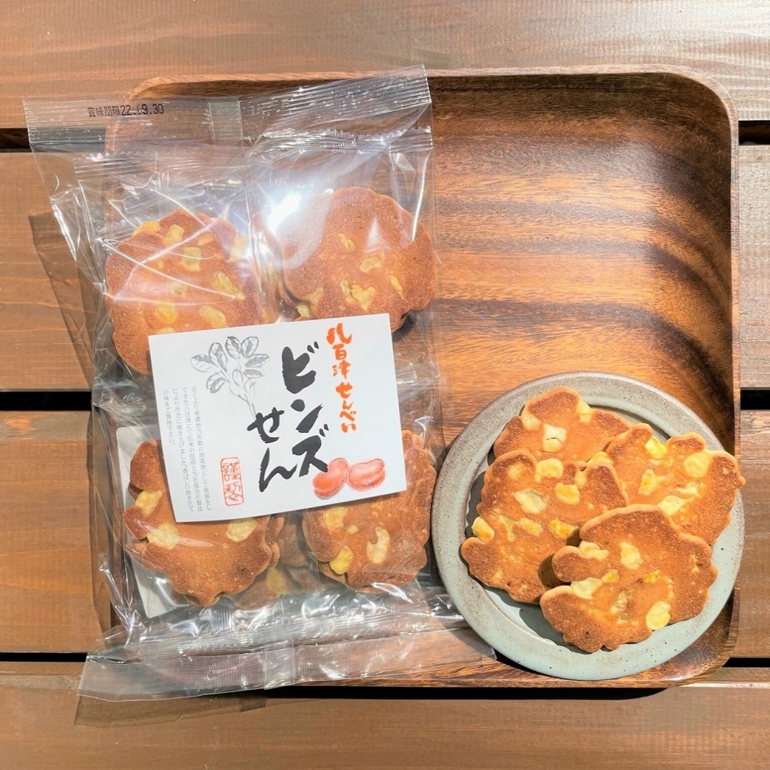【お得な大容量！】ビンズせんべい 2枚個包装×9袋入り×20袋 (合計360枚) 八百津 煎餅 やおつ せんべい ソラマメ そら豆 空豆 お菓子 おやつ 懐かしの味 512