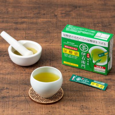 ふるさと納税 木津川市 伊右衛門 機能性表示食品インスタント緑茶スティック尿酸値30本入 |  | 01