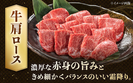 【3回定期便】博多和牛肩ロース焼肉用 400g【8月発送開始】 桂川町/JA全農ミートフーズ株式会社[ADCB020]和牛 牛肉 国産 定期便
