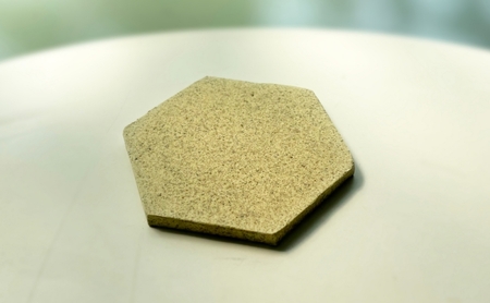 プレート Hexa Plate 正六角形 皮 搾りかす コーヒーかす みかん皮 にんじん皮 えごま搾りかす たまねぎ皮 小物 飾り台 アロマストーンディフューザー 土台 茅ヶ崎市 神奈川県 えごま搾り