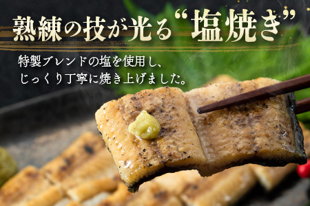うなぎの塩焼き 2尾 合計320g以上 九州産【C403】