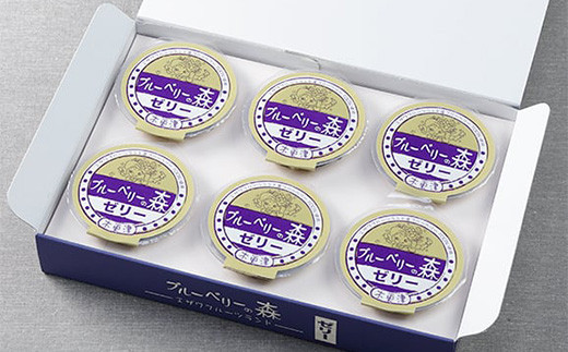 ＜甘みの強いブルーベリーゼリー誕生！＞ブルーベリーの森ゼリー12個 ふるさと納税 ブルーベリー ゼリー コラーゲン スイーツ おやつ 美容 健康 千葉県 木更津 送料無料 KT001
