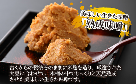 【３回お届け】浜田醤油の醤油 １L×2・熟成味噌セット２kgｘ１袋【お届け対象月 10月,1月,4月,7月】お味噌 味噌汁 みそ しょうゆ 定期便 頒布会　D-014001