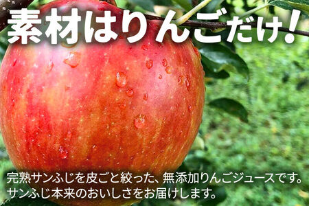 《定期便3ヶ月》無添加りんごジュース（サンふじ）20パック