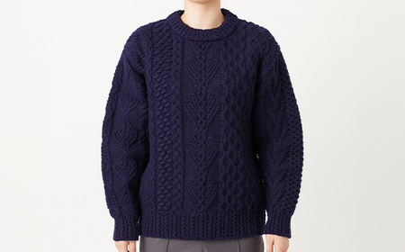 ≪先行予約≫【THISISASWEATER.】A2 : A SWEATER IS LOVE. -NAVY ネイビー セーター 服 洋服 ユニセックス メンズ レディース ブランド 数量限定 山形県 山