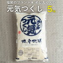 【ふるさと納税】いつもの食卓に 「ちょっと贅沢な」福岡の美味しいお米 福岡の米 元気つくし 5kg [南国フルーツ 福岡県 筑紫野市 21760885]