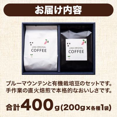 ふるさと納税 名取市 自家焙煎 コーヒー【豆】 ブルーマウンテン×有機栽培豆 2種|21_lek-100201a |  | 03