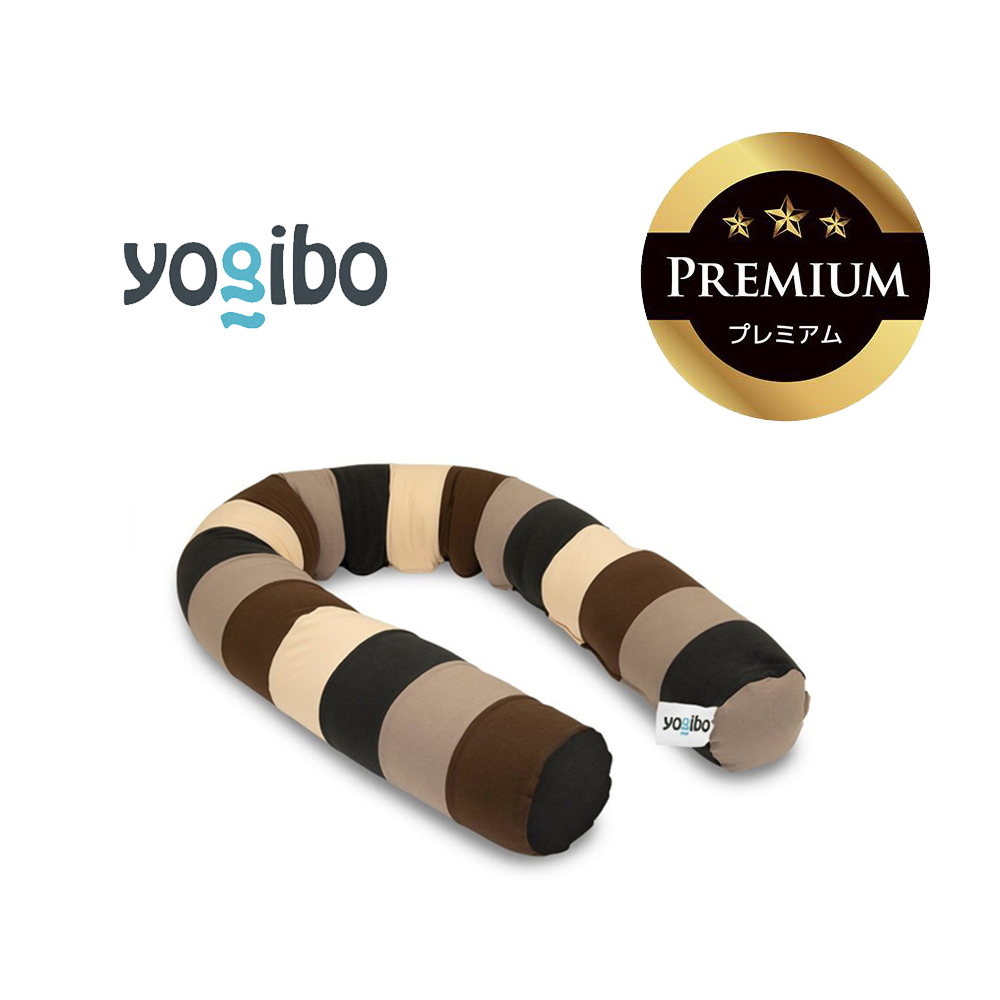 Yogibo Caterpillar Roll Long Premium ナチュラル│送料無料 全国配送離島含 ビーズクッション カバー 洗える（ヨギボー キャタピラー ロール ロング プレミアム）