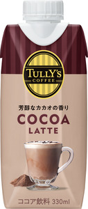 【定期便12回】紙ＤＣ　タリーズココアラテ３３０ml×１２本